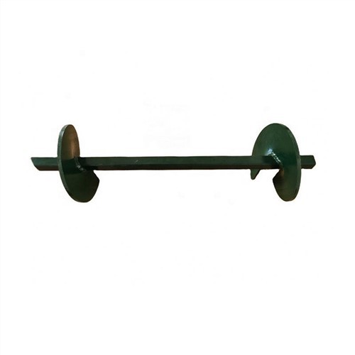 10" TWIN SOLID ΤΕΤΡΑΓΩΝΟ HUB HELIX POWER DRIVEN ANCHOR 1-1/2" HUB - 6000 FT. LB. ΓΙΑ ΚΑΛΑΜΙΑ 3/4" ΚΑΙ 1"